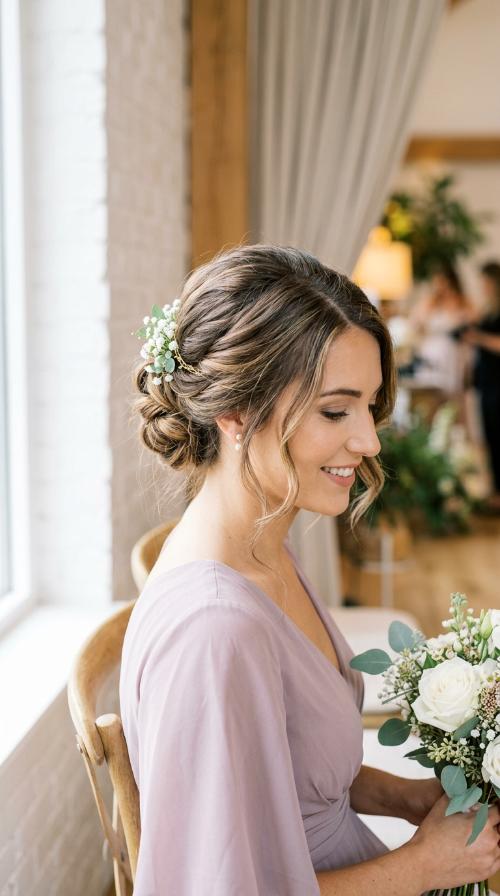 Low Messy Chignon