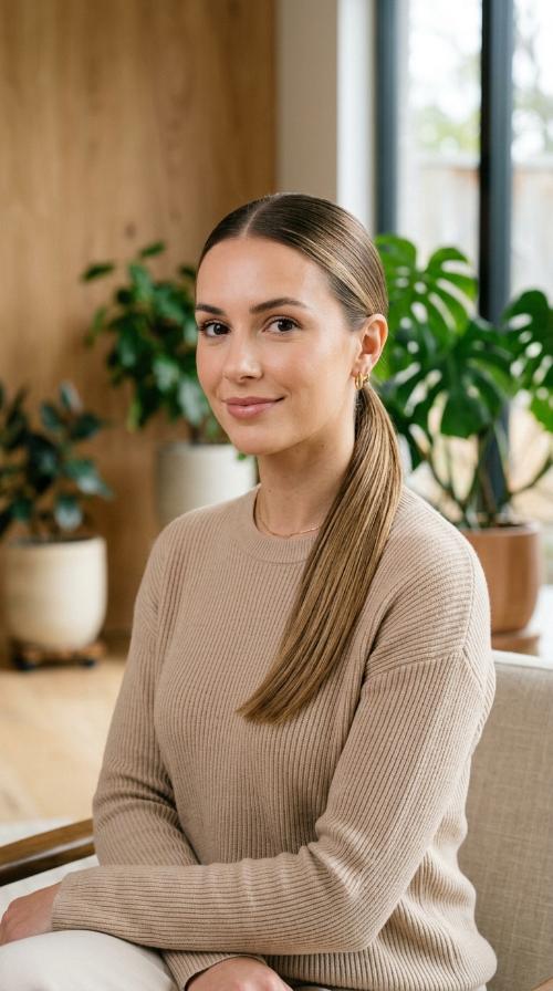 Low Sleek Ponytail