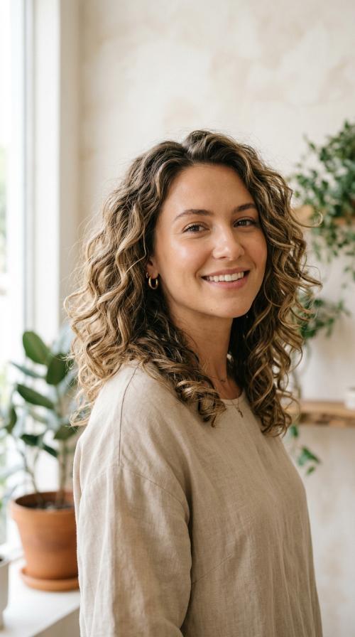 Messy Beachy Texturized Curls