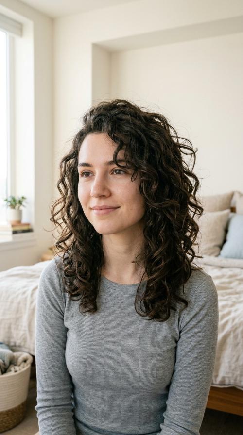 Messy Bedhead Curls