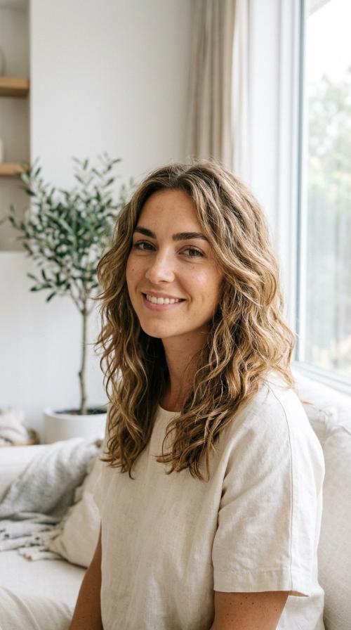 Messy Bedhead Texture with Long Layers
