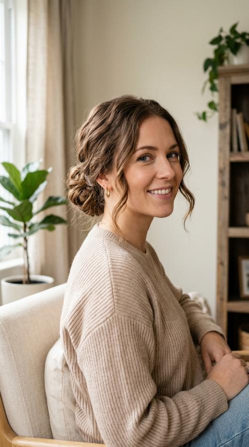 Messy Low Bun