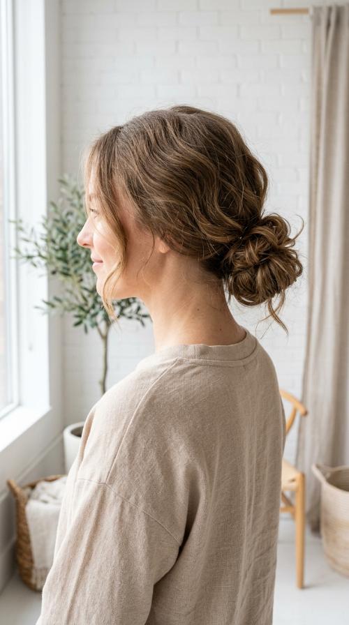 Messy Low Bun