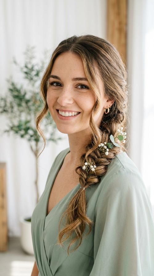 Messy Side Braid