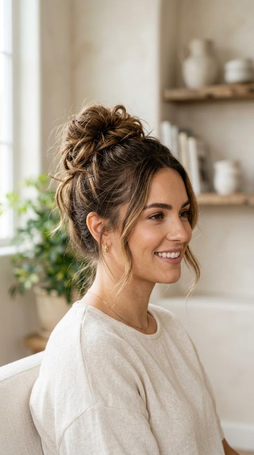 Messy Textured Bun
