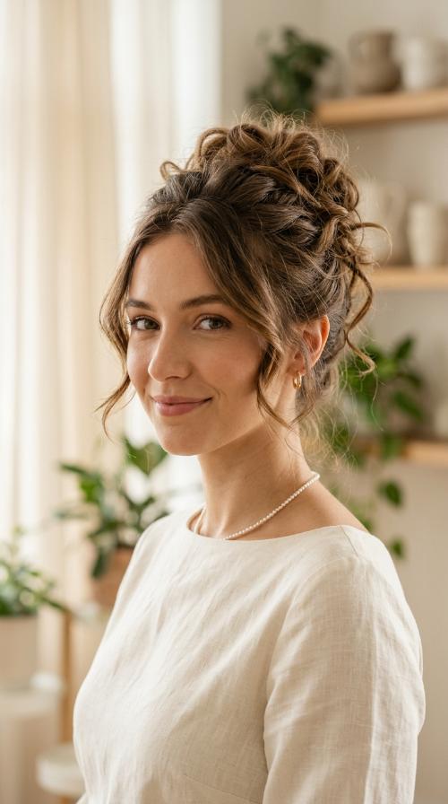 Messy Textured Updo