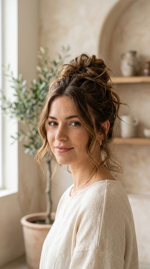 Messy Top Knot
