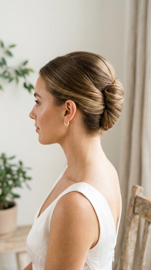 Minimalist Smooth French Twist