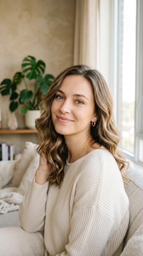 Modern Lob with Loose Curls