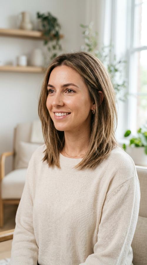 Modern Lob with Razored Ends