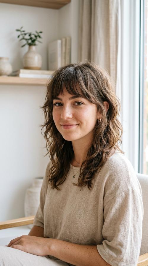 Modern Mullet with Soft Waves