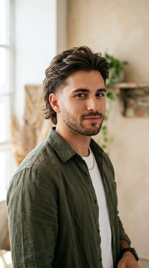 Modern Mullet with Tapered Sides