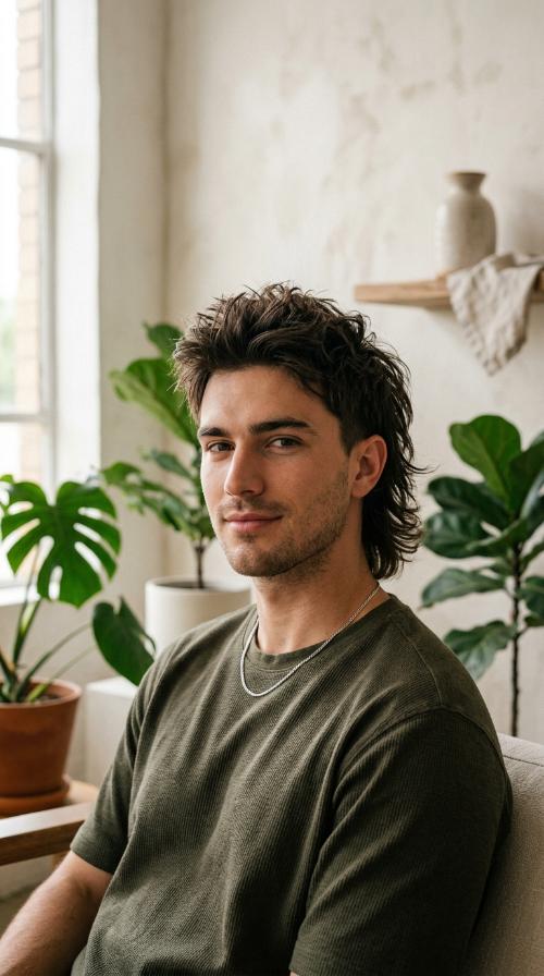 Modern Mullet with Textured Layers