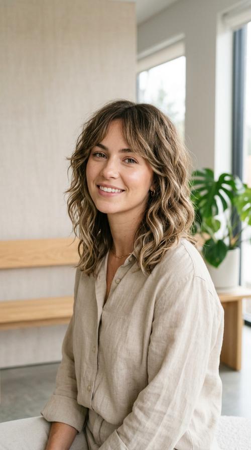 Modern Shag with Soft Waves