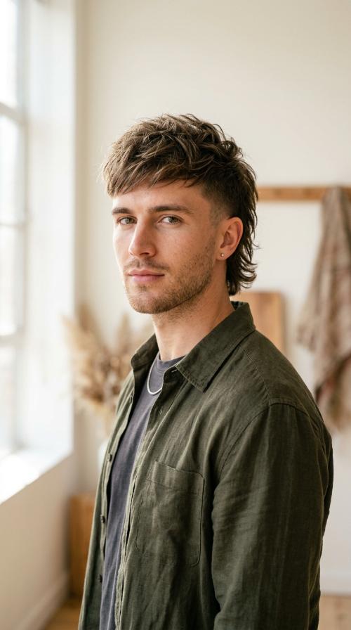 Modern Textured Mullet