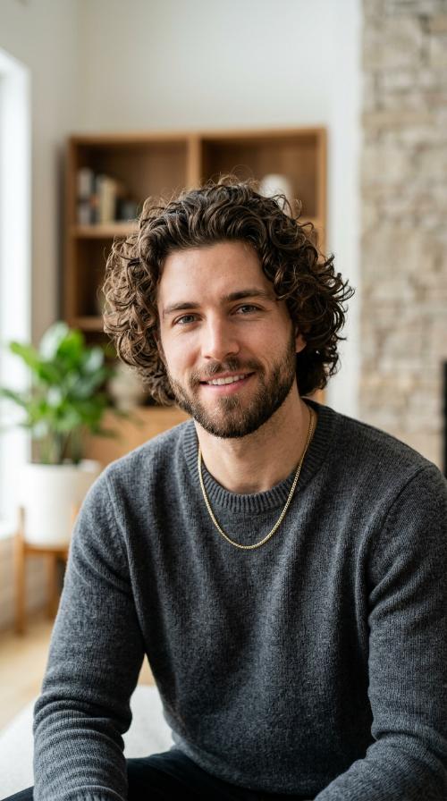 Natural Curls with Volume