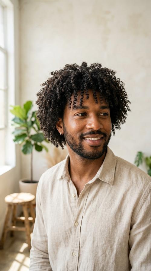 Natural Volume Afro-Inspired Curls