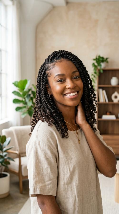 Passion Twists with Curly Ends