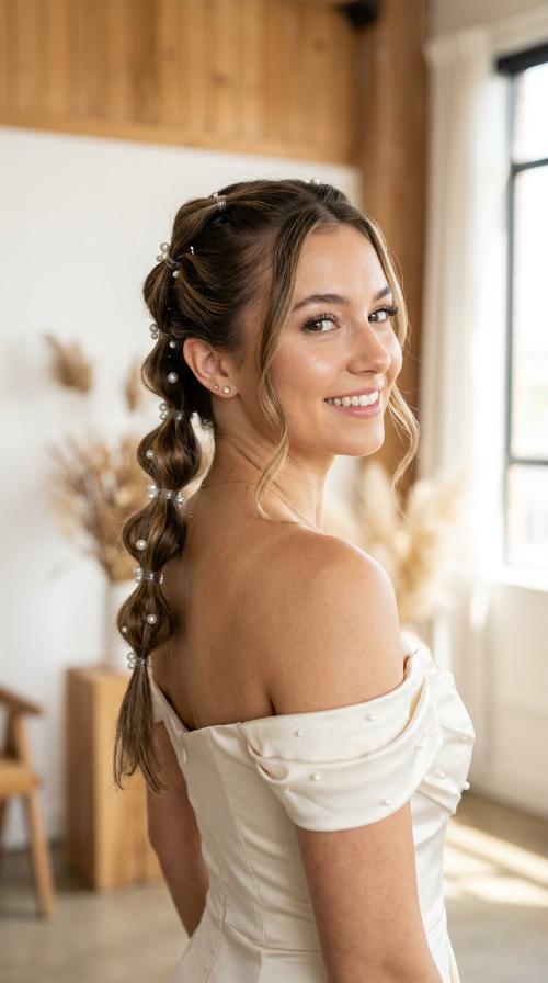 Pearled Bubble Braid