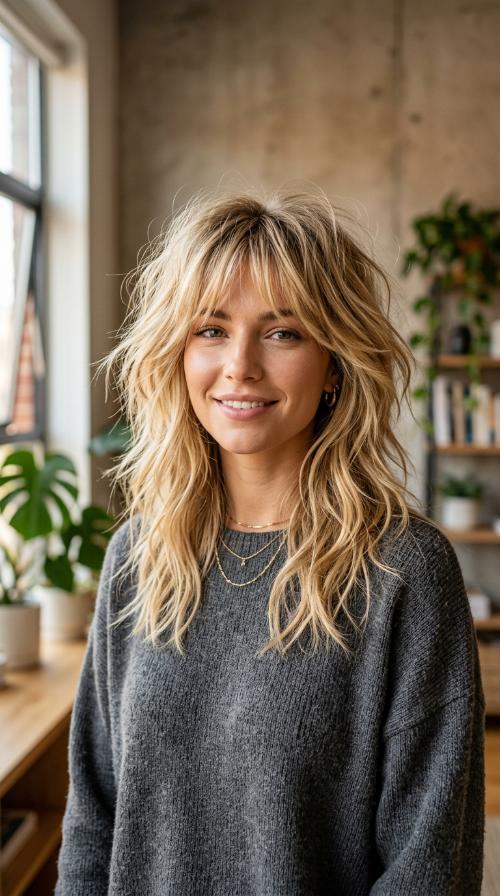 Piecey Blonde Bombshell Shag