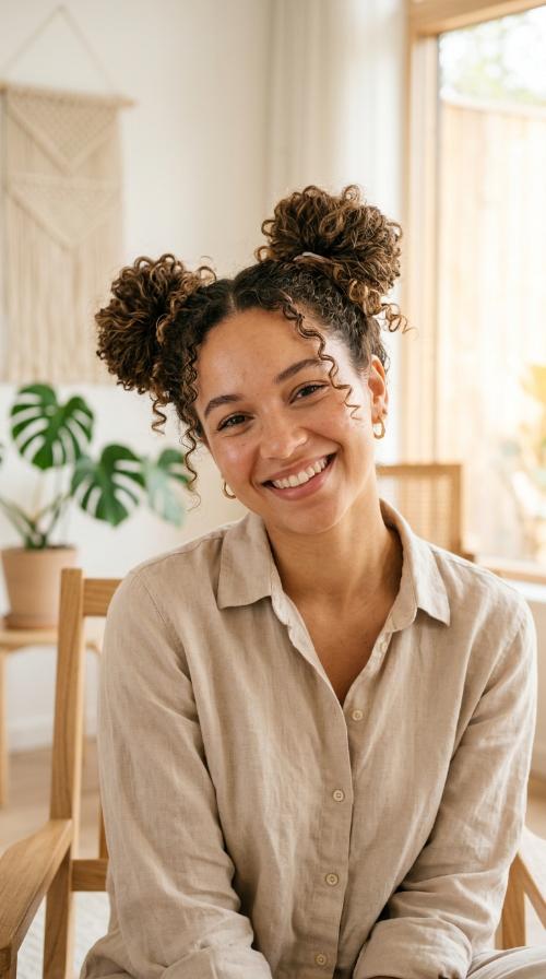 Playful Space Buns