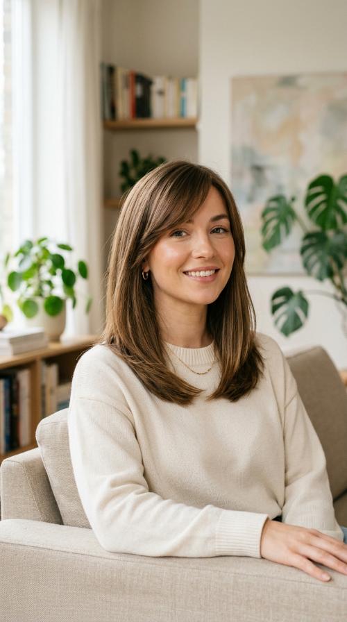 Polished A-Line Cut with Long Side Fringe