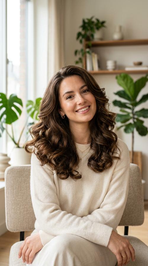 Polished Blowout Curls