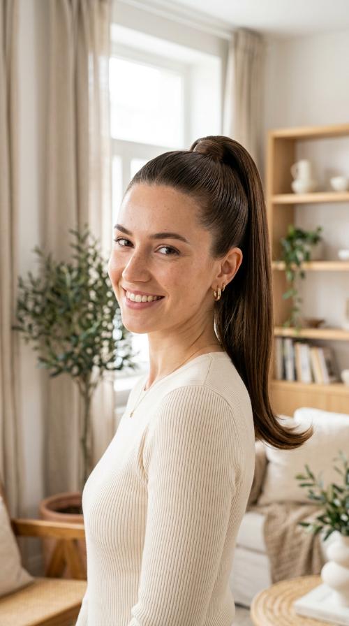Polished High Ponytail