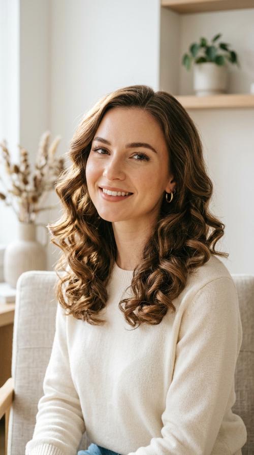 Polished Hollywood Curls