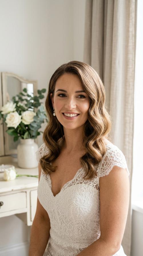 Polished Hollywood Glamour Waves