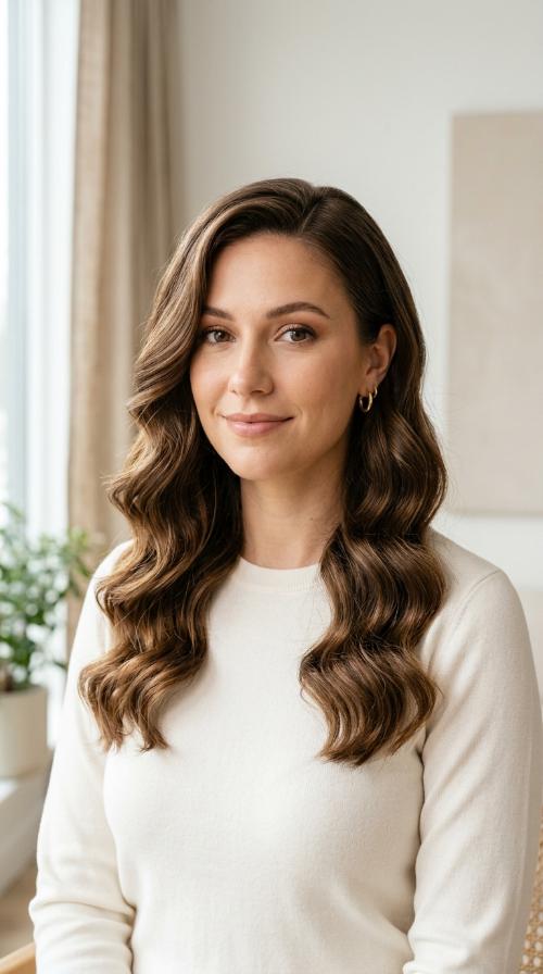 Polished Hollywood Waves