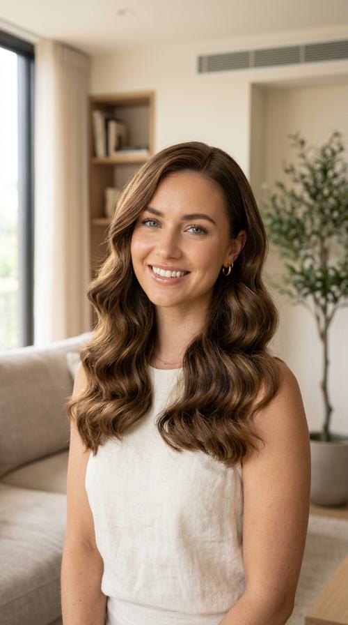 Polished Hollywood Waves