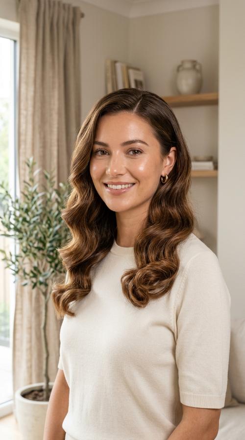 Polished Hollywood Waves