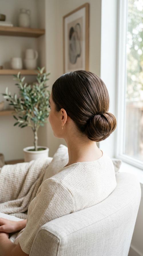 Polished Low Bun