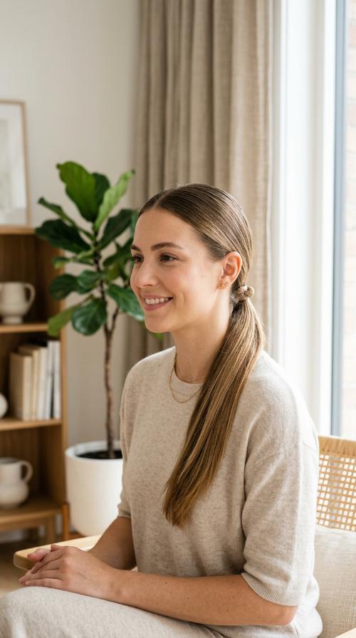 Polished Low Ponytail