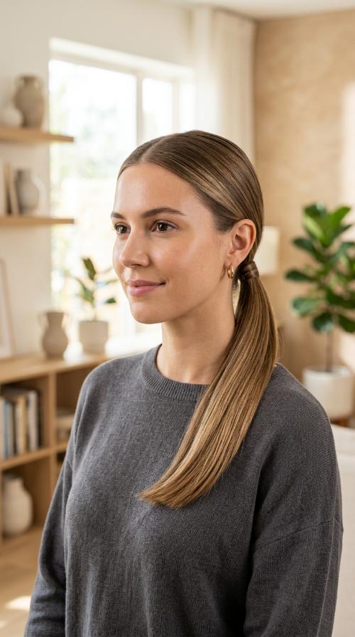 Polished Low Ponytail