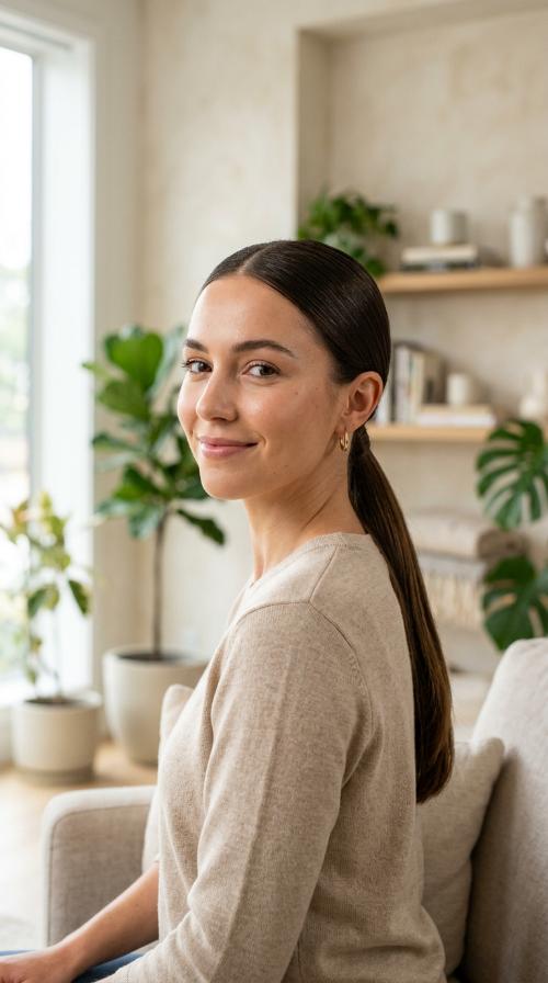 Polished Low Ponytail