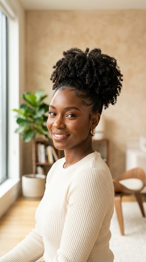 Puffed High Ponytail