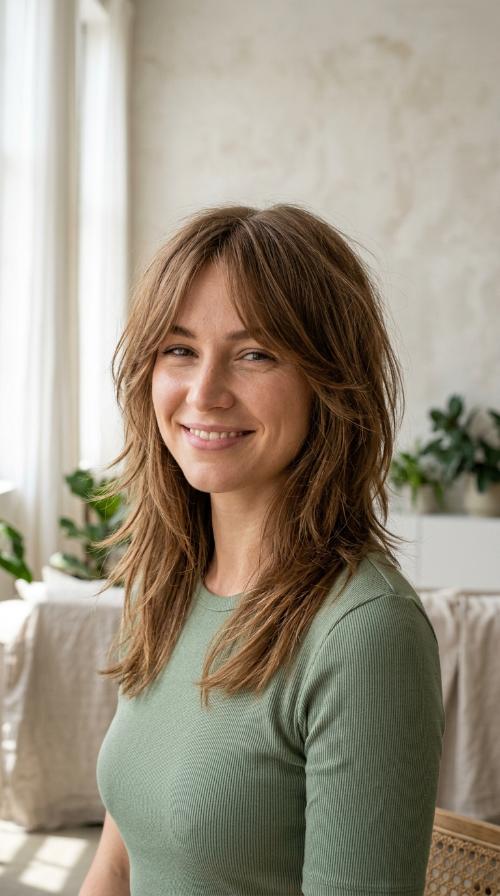 Razor-Cut Wispy Layers