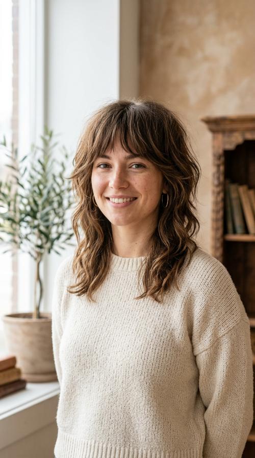 Razored Shag with Fringe