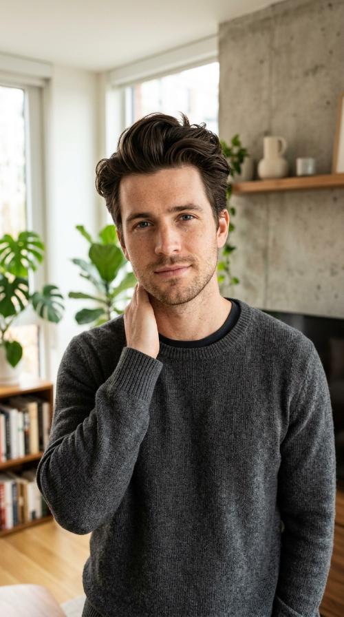 Relaxed Pompadour
