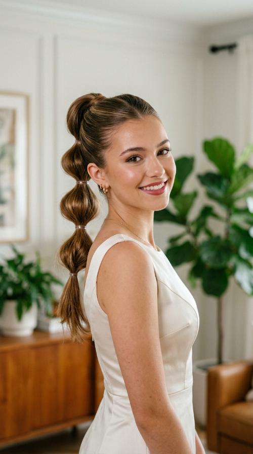 Retro Bubble Ponytail