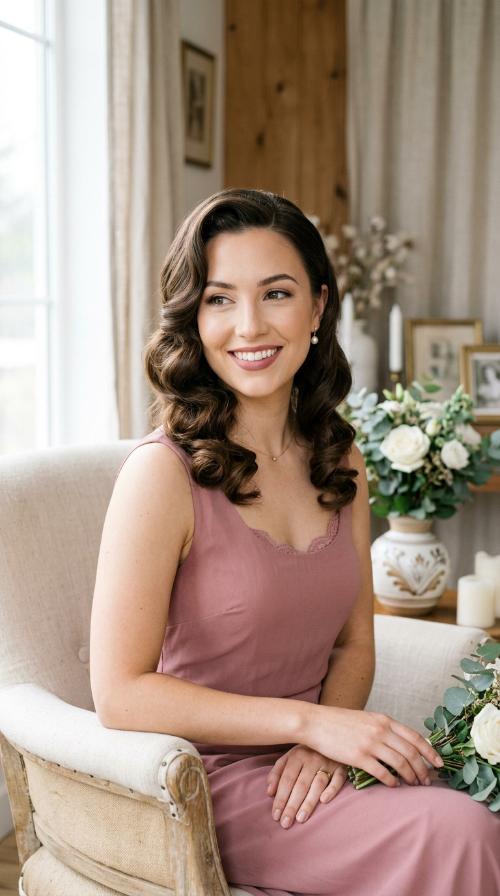 Retro Hollywood Glam Curls