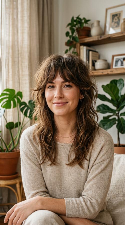 Retro-Inspired Shaggy Layers