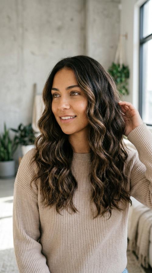 Ribbon Wave Perm