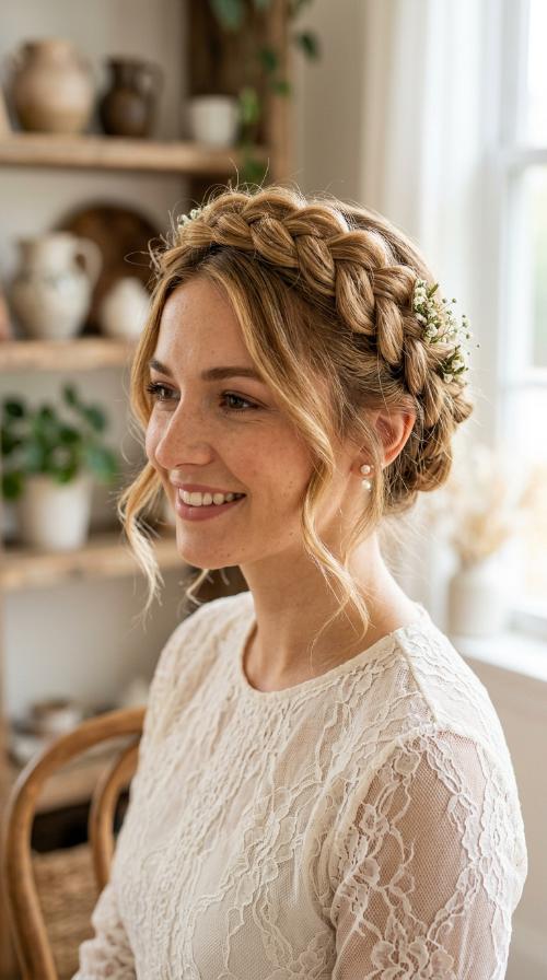 Romantic Braided Crown