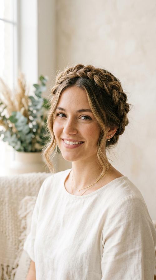 Romantic Braided Crown