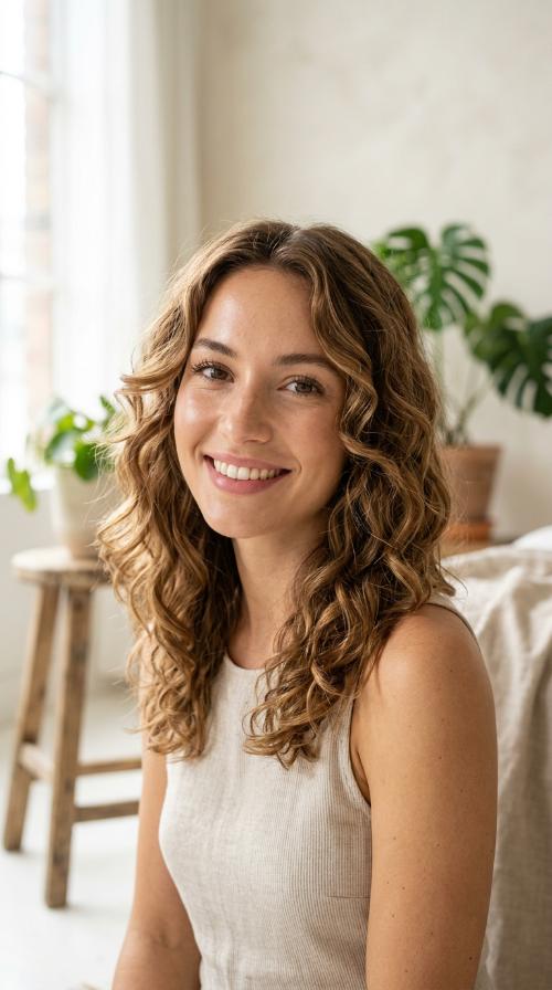 Romantic Face-Framing Curls