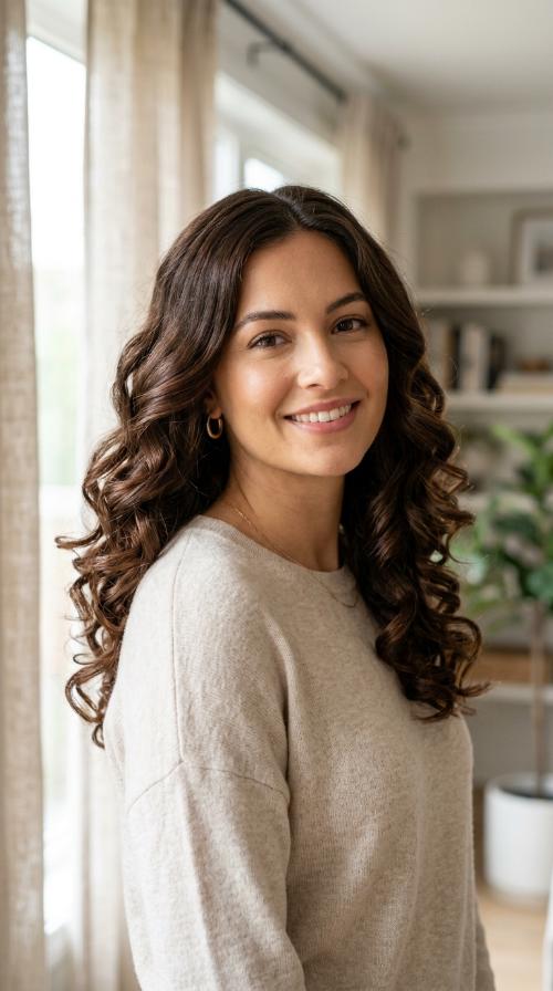 Romantic Ribbon Curls