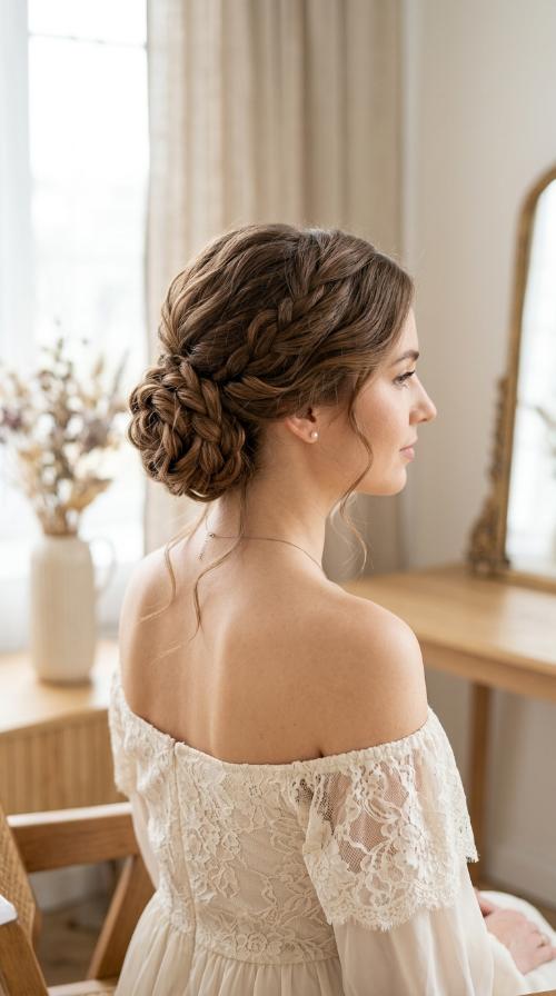 Romantic Rose Bun